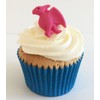 Holly Cupcakes 6 Mixed Colour Sugar Dinosaurs- edible & handmade