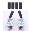 DeaHea 8 Pack Transport Wheelchair Brake Pads Replacement Plastic Sleeve