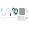 Standing Steamer with Ironing Board, 0.42Gallon Water Tank, Heats in
