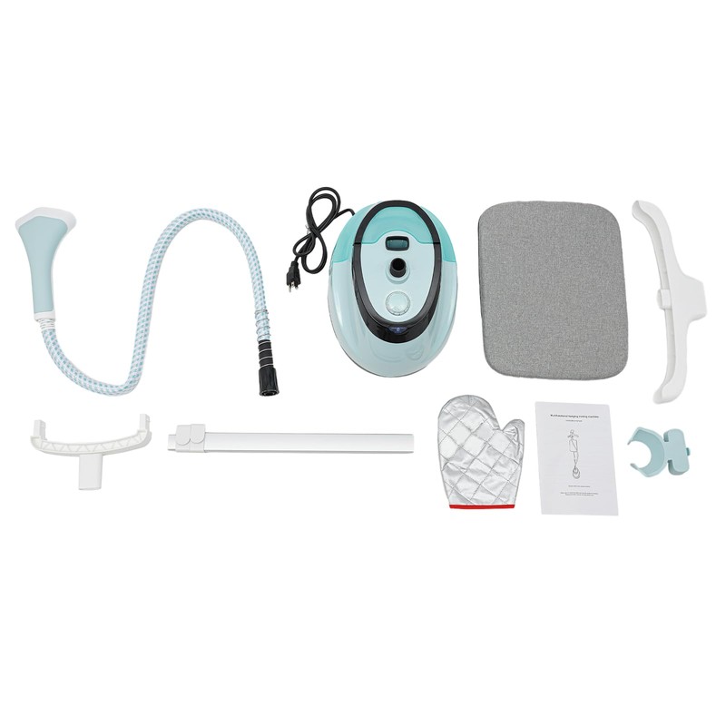 Standing Steamer with Ironing Board, 0.42Gallon Water Tank, Heats in
