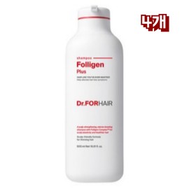 Dr.ForHair Polygen Plus Hair Loss Relief Shampoo 500ml 4pcs / Dr.ForHair 폴리젠 플러스 탈모 완화 샴푸 500ml 4개