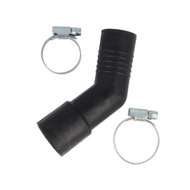 tecuro Overflow Connector Diameter 25 to Diameter 30 mm, Approximately 40° Angled