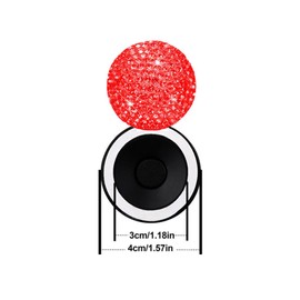 anteluo Car One-Button Start Rocker，One Touch Start Lever，Push Start Button Cover，Car Push Start Button Cover，Car Start Button Cover，Suitable for Most Models with One-Button Start Button (red)