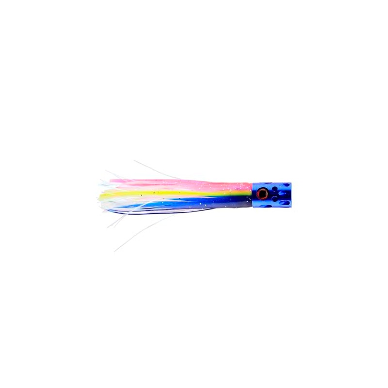 Billy Baits, Magnum Turbo Whistler Lure, Blue/Pink/Pearl Skirt, 2 oz