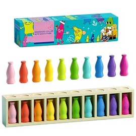 Fun Board Game,Bottle Color Challenge Game for Kids and Adults,Pouplar Gameplay for Party Outdoor Backyard Travel Camping Match the Bottle Toy for Fam