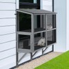 beeNbkks 2 Tiers Bug Proof Cat Catio, Window Cat House