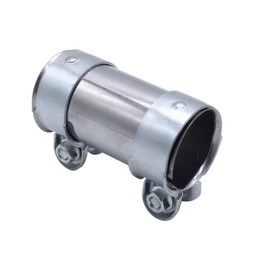 SHLPDFM Double Clamp Exhaust Pipe Clamp Pipe Connector Diameter 55 mm x 125 mm