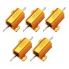 5 Resistencias De Aluminio De 25 W Y 8 Ohm