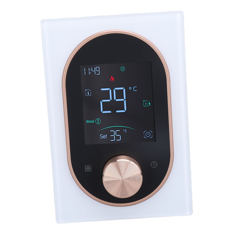 Smart Color Thermostat APP Programmable Touchscreen Knob Control Smart Temperature