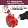 Mskilrh PVC Fitting Saver PVC Pipe Reamer 1/2 Inch Head,