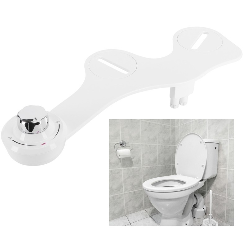 G7/8 Toilet Seat Bidet Sprayer Attachment with Dual Nozzle Home