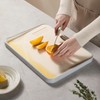 Chopping Board, Hygienic Chopping Board with Slanted Plate for Home