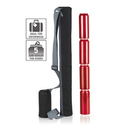 EASYmaxx Can Cooler Bag 70 cm up to 5 x 0.5 L Cans Insulated Cooler Compartment with Zip Carry Strap with Cup Holder