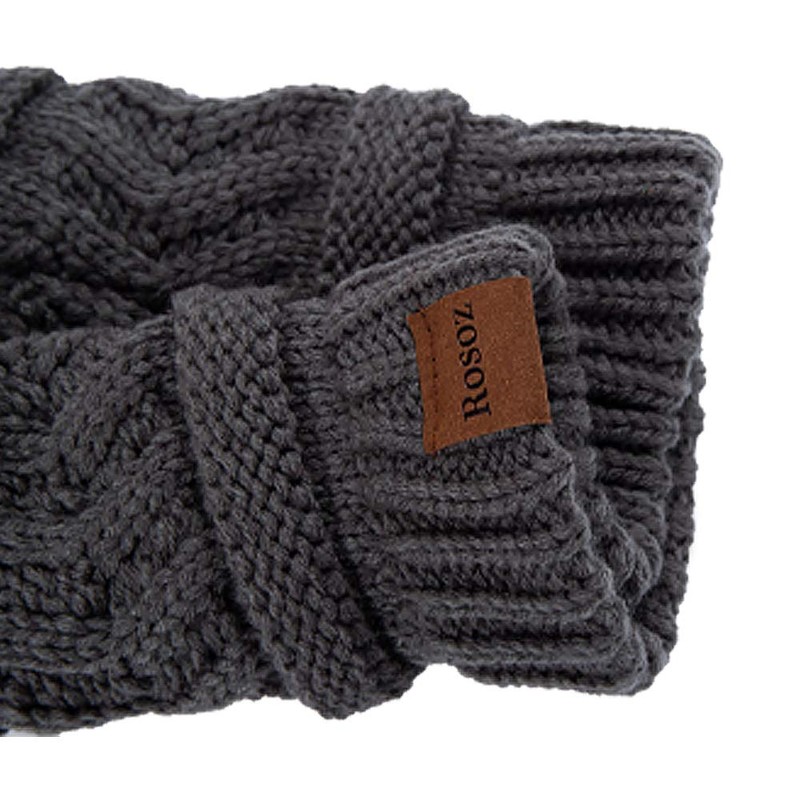 Rosoz 2 Pack Ponytail Beanie for Women,Winter Warm Beanie Tail