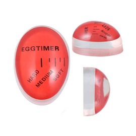 Egg Timer, Colour Changing Egg Timer Great for Perfect Great for Breakfast, Durable Plastic, Dishwasher Safe, 5 x 5 x 4 cm, White and Blue (Egg Timer)