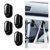 KITUREK 4 PCS Car Mini Hooks, Strong Self-Adhesive Backseat Hangers,