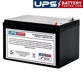 UPS Battery Center Ltd. Fisher-Price Power Wheels Deluxe Jeep Wrangler 12V 12Ah F2 Compatible Replacemen