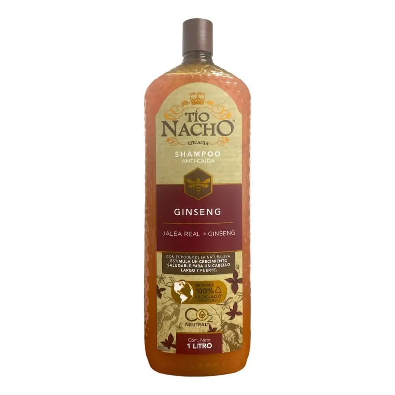 Shampoo Tío Nacho Ginseng Estimula Crecimiento Anti Caída