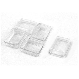 uxcell 5 Pcs White Clear Silicone Waterproof Rocker Switch Protect Cover Rectangle Cap