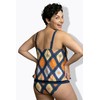 Ulla Popken Tankini, Enya, Hawaiian Chess Set, Blu Balena, 46-48