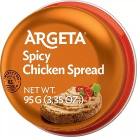 Undisclosed Chicken Pate, SPICY (Argeta) 95g