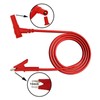 Multimeter Alligator Clips Leads,3.5ft Banana Plug to Alligator Clip Test