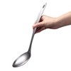 IMEEA Slotted Spoon Serving Spoon Stainless Steel Perforated Spoon 12.8-Inch,