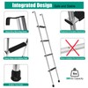 OUTPRIZE 57" RV Bunk Ladder, 4 Step Integrated Aluminum Camper