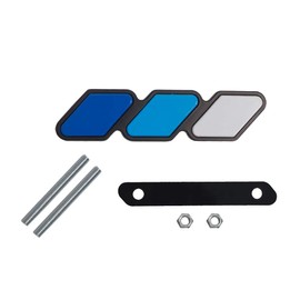 GTINTHEBOX Tri-Color Front Grille Badge Emblem Decoration Car Truck Label Fit for Tacoma 4Runner Tundra Sequoia Rav4 Highlander