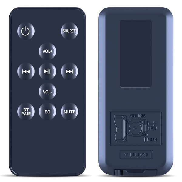 TCNOUMT Replacement Soundbar Remote Control Suitible for Logik L32SWLB14 Sandstrom