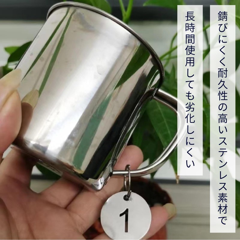 S.T.S.G Number Tag, Door, Stainless Steel, Double Sided, Number Tag,