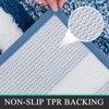 Pauwer Soft Bath Mats, Microfiber Fluffy Non Slip Bathroon Rug