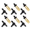 30Pcs Adjustable Copper Atomizing Nozzles with Tee Connectors Garden Cooling