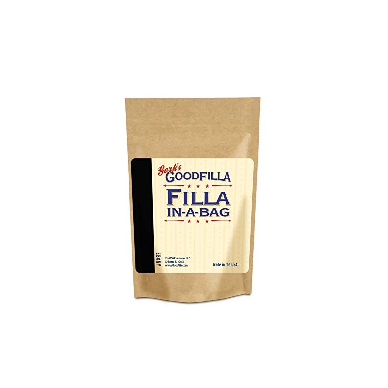 GoodFIlla Ebony, 12 oz, Wood and Grain Filler powder, Stainable,