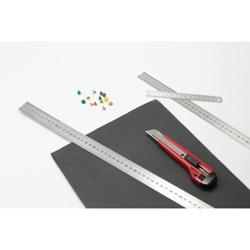 edi-tronic Steel Ruler Steel Ruler Workshop Ruler Stainless Steel Scale