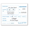 Ocean Pads Cash Receipt Book for Small Business, School, Charity,