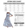 BTFBM Women Casual Summer Dresses 2024 Spring Crew Neck Ruffle