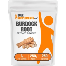 BulkSupplements Burdock Root Extract Powder Herbal Supplement For Health And Wellness 8.81Oz