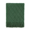 BOURINA Textured Solid Soft Sofa Throw Couch Cover Knitted Decorative