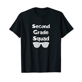 Second Grade Squad Back To School Sunglasses Kid's First Day T-Shirt
