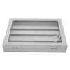 Pin Display Case Transparent Glass Dustproof Pin Collection Display Box