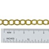 uGems 24K GP Venus Oval Cable Chain 8mm x 6.7mm