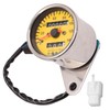 RiNan. Motorcycle Speedometer Mechanical LED 140 km Universal Silver x