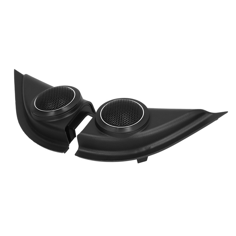2pcs Car Door Tweeter Speaker Cover Trim Loudspeaker Decor Replacement