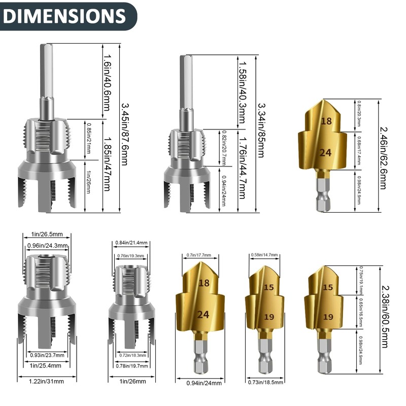 New PPR Pipe Threading and Reaming Tool Kit - Professional