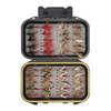 40Pcs Fly Fishing Flies Kit Stainless Steel with Box Lures