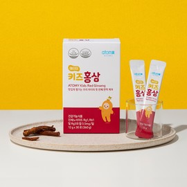 Atomy Children's Red Ginseng 30 Packets Banana Flavor Kids Red Ginseng Stick / 애터미 어린이홍삼 30포 바나나맛 키즈 홍삼스틱