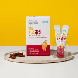 Atomy Children's Red Ginseng 30 Packets Banana Flavor Kids Red Ginseng Stick / 애터미 어린이홍삼 30포 바나나맛 키즈 홍삼스틱
