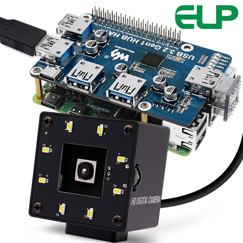 ELP 16MP USB Camera Autofocus 68 Degree Lens, Day and