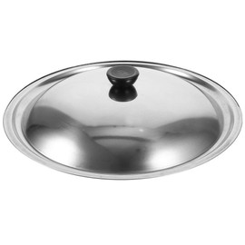 PRETYZOOM Universal Pot Pan Lid Stainless Steel Pan Cover 12.5 Inch Skillet Cover Frying Pan Lid Replacement Pot Lid Cover Skillet Lid with Round Knob 32cm for Home Kitchen Cookware Accessories